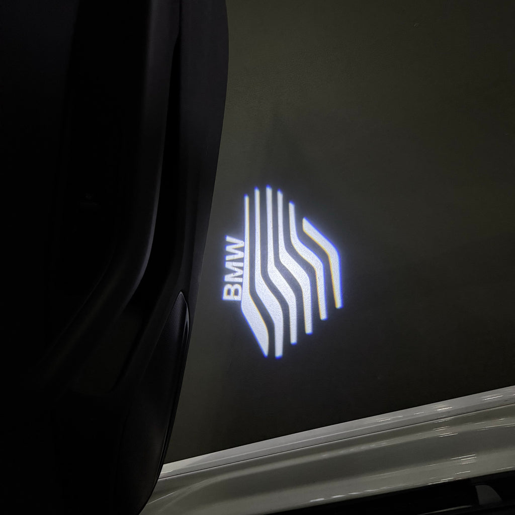 LUCES DE PROYECTOR DEL LOGOTIPO BMW M3 Nr.24 (cantidad 1 = 1 juegos / 2 luces de puerta)