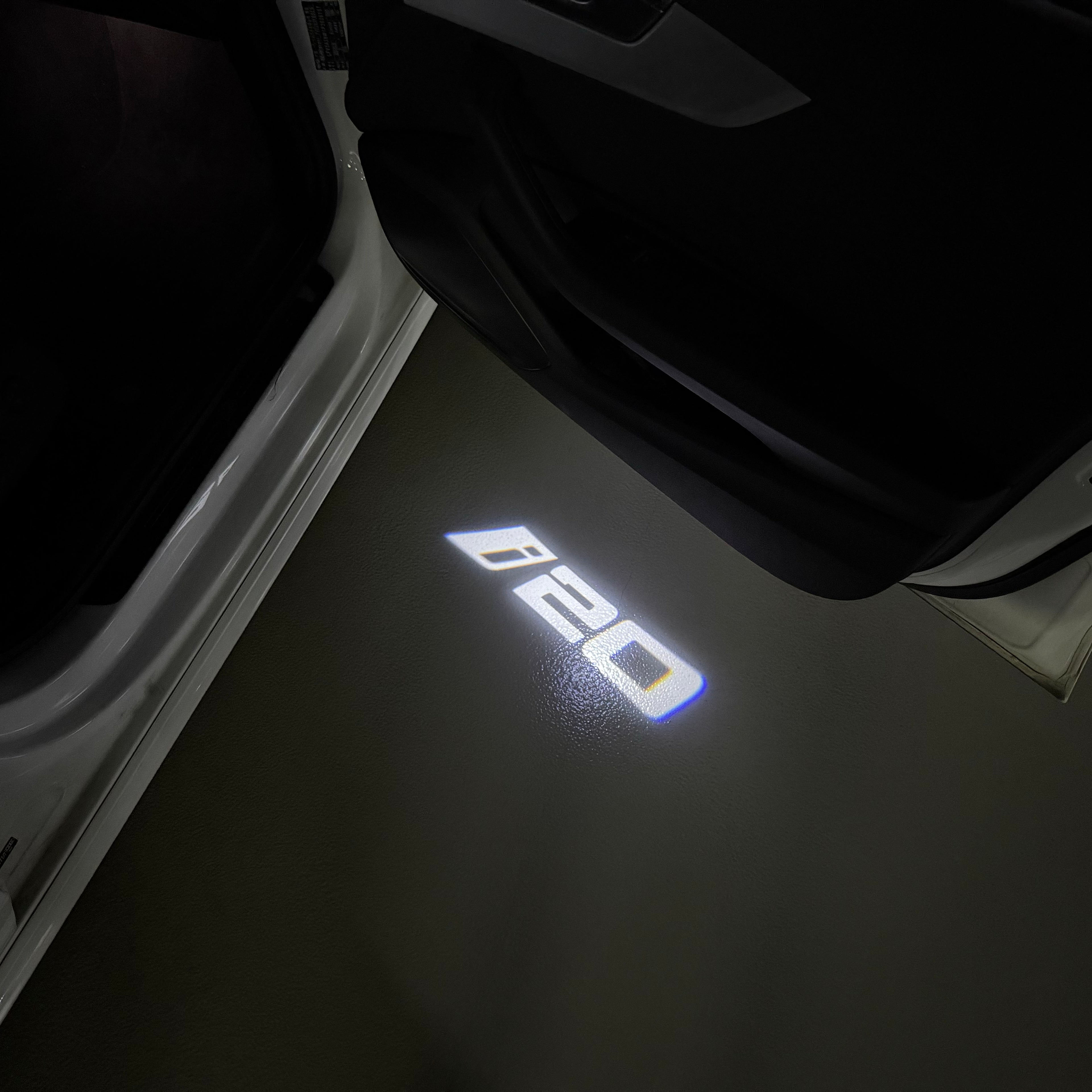 ÉCLAIRAGE DE PROJECTEUR BMW M3 LOGO Nr.24 (quantité 1 = 1 jeux / 2 feux de porte)