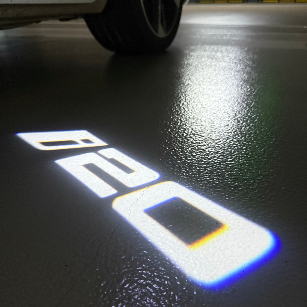 BMW M3 LOGO PROJECTOT LIGHTS Nr.24 (Menge 1 = 1 Sets/2 Türleuchten)