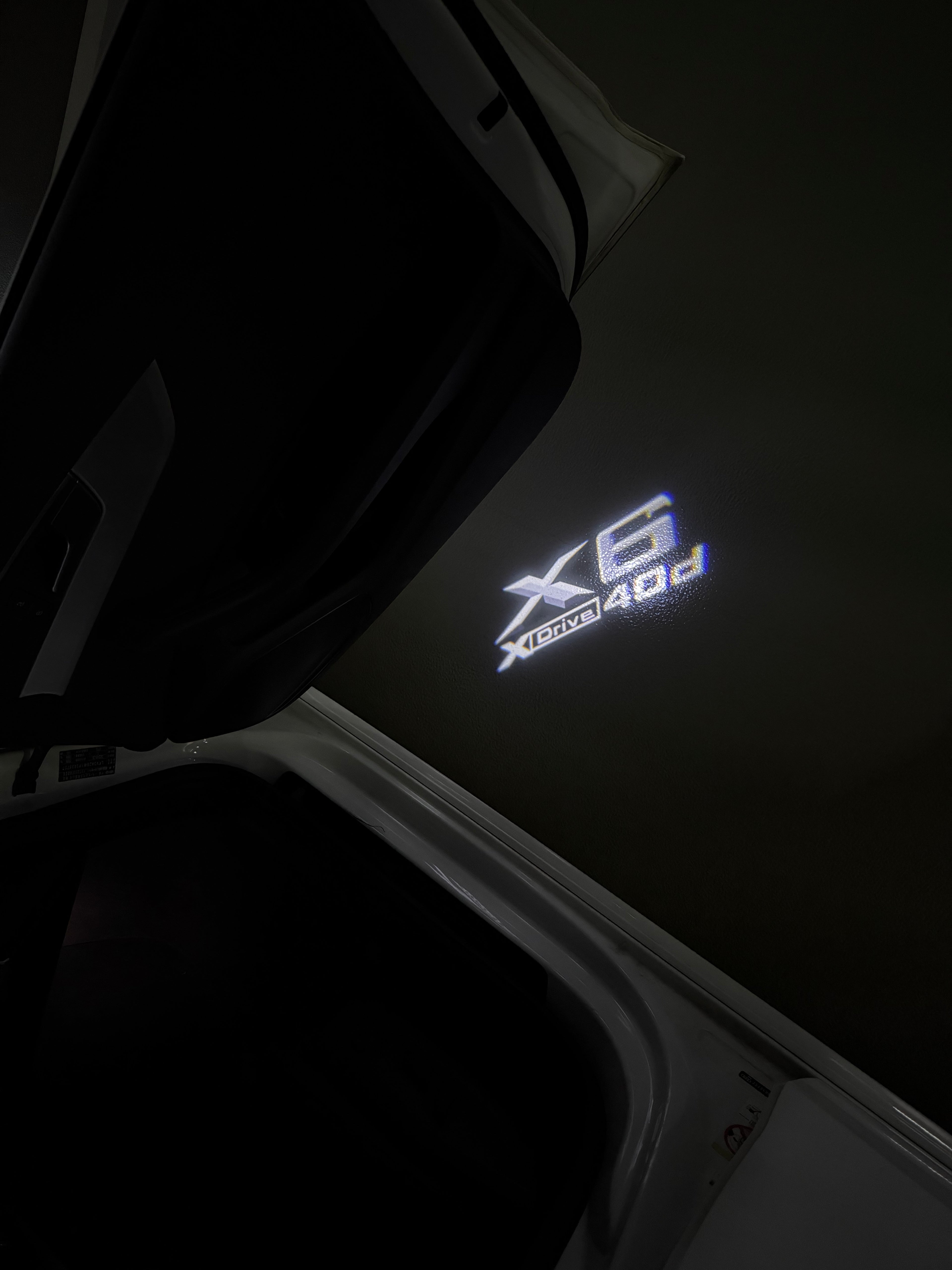 ÉCLAIRAGE DE PROJECTEUR BMW M3 LOGO Nr.24 (quantité 1 = 1 jeux / 2 feux de porte)