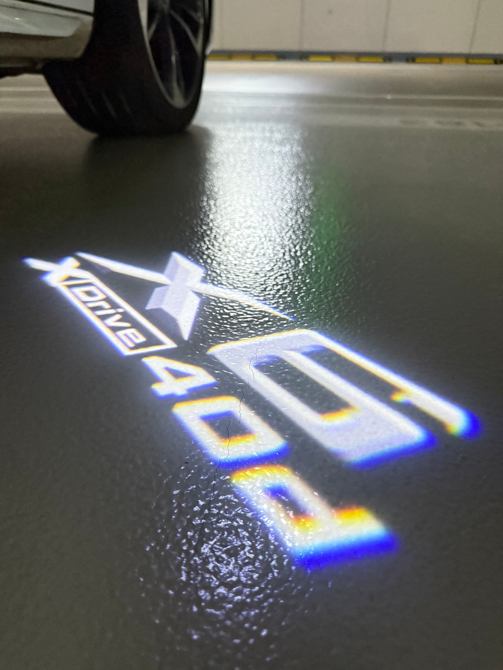 ÉCLAIRAGE DE PROJECTEUR BMW M3 LOGO Nr.24 (quantité 1 = 1 jeux / 2 feux de porte)