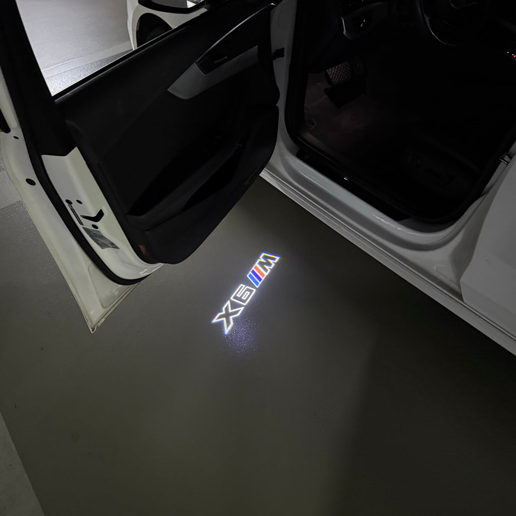 ÉCLAIRAGE DE PROJECTEUR BMW M3 LOGO Nr.24 (quantité 1 = 1 jeux / 2 feux de porte)