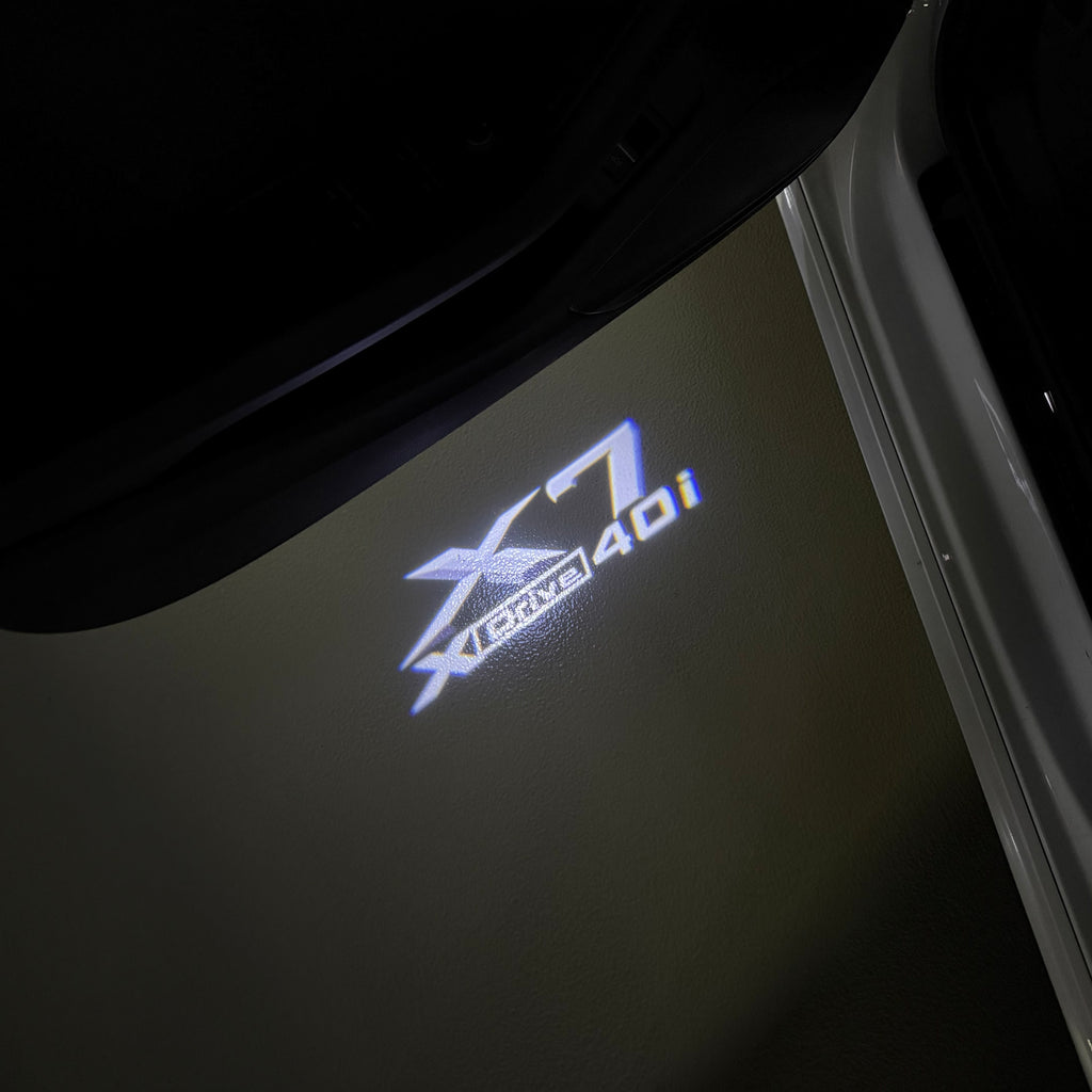 LUCES DE PROYECTOR DEL LOGOTIPO BMW M3 Nr.24 (cantidad 1 = 1 juegos / 2 luces de puerta)