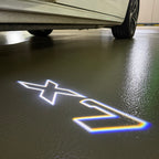 ÉCLAIRAGE DE PROJECTEUR BMW M3 LOGO Nr.24 (quantité 1 = 1 jeux / 2 feux de porte)