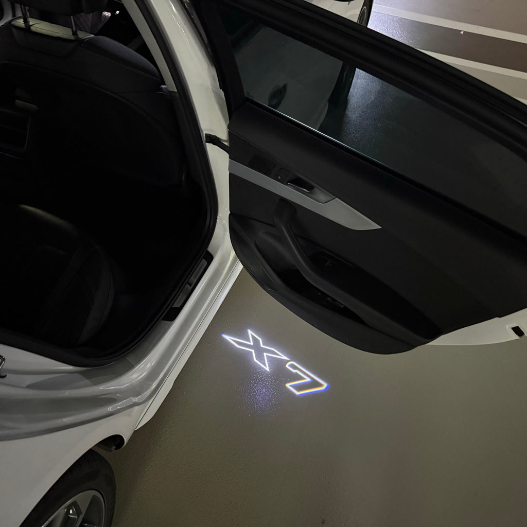 ÉCLAIRAGE DE PROJECTEUR BMW M3 LOGO Nr.24 (quantité 1 = 1 jeux / 2 feux de porte)