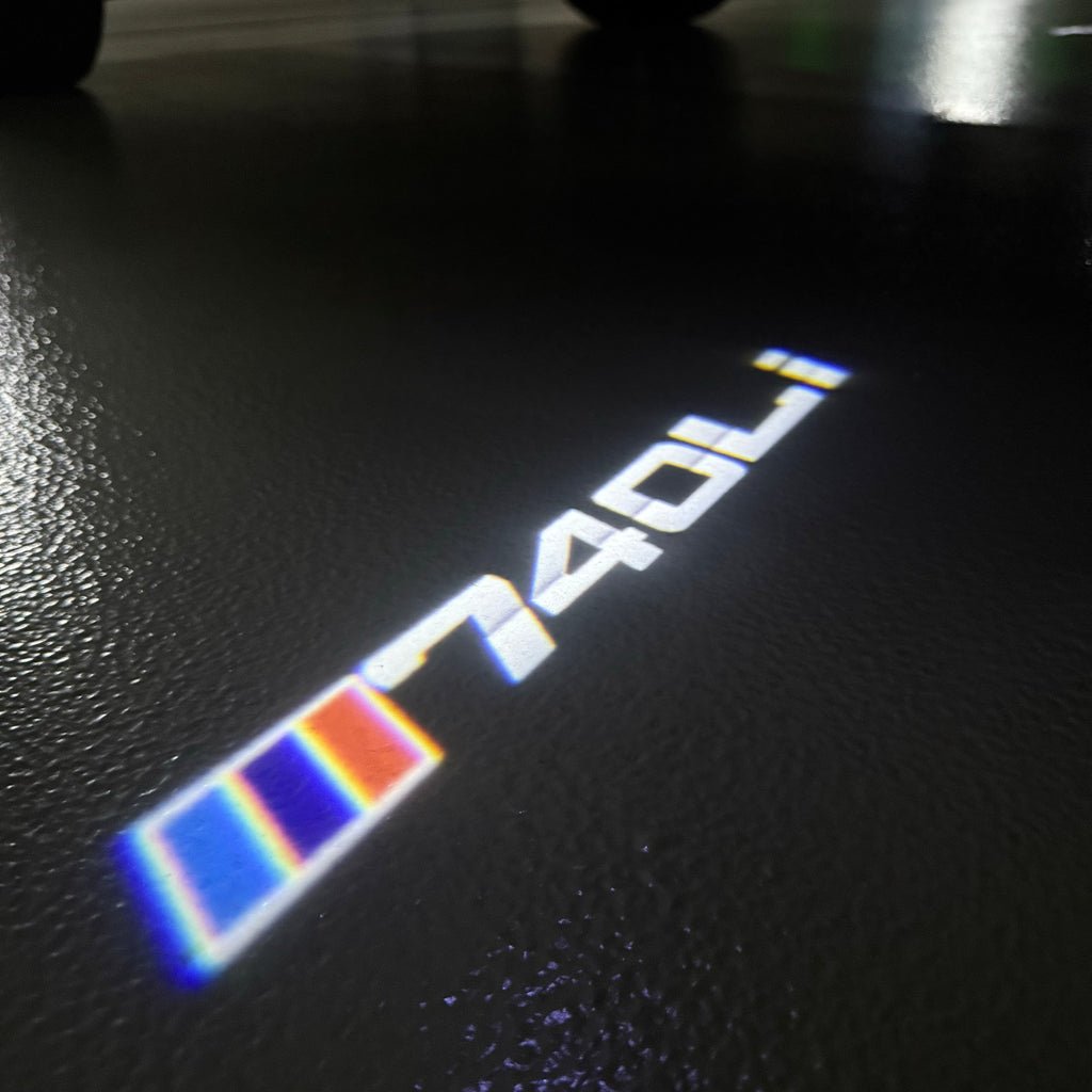 ÉCLAIRAGE DE PROJECTEUR BMW M3 LOGO Nr.24 (quantité 1 = 1 jeux / 2 feux de porte)