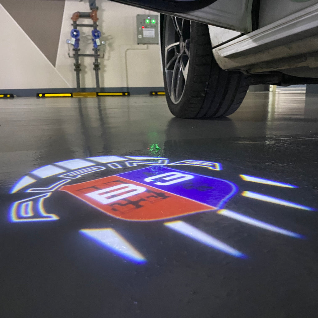 BMW LOGO PROJECTOT LIGHTS Nr.07 (quantità 1 = 1 set/2 luci porta)