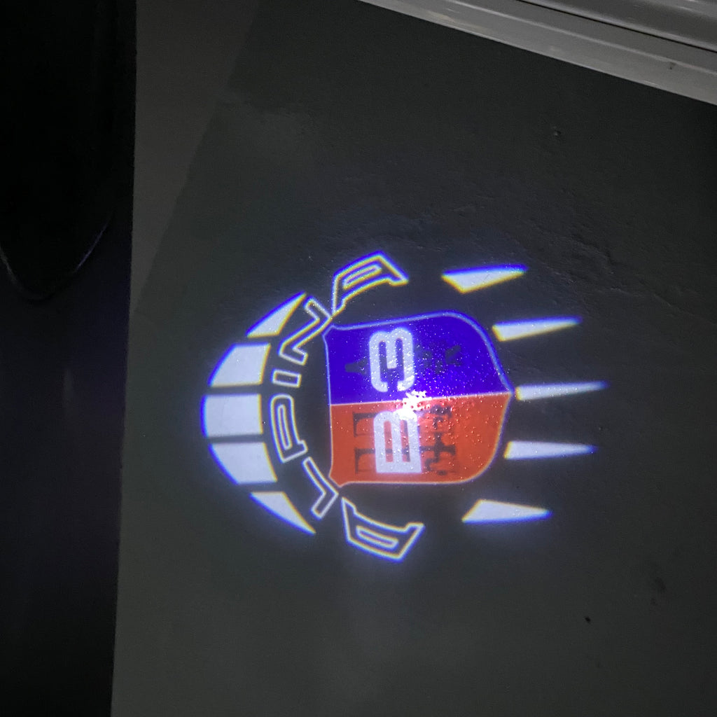 BMW LOGO PROJECTOT LIGHTS Nr.07 (quantità 1 = 1 set/2 luci porta)