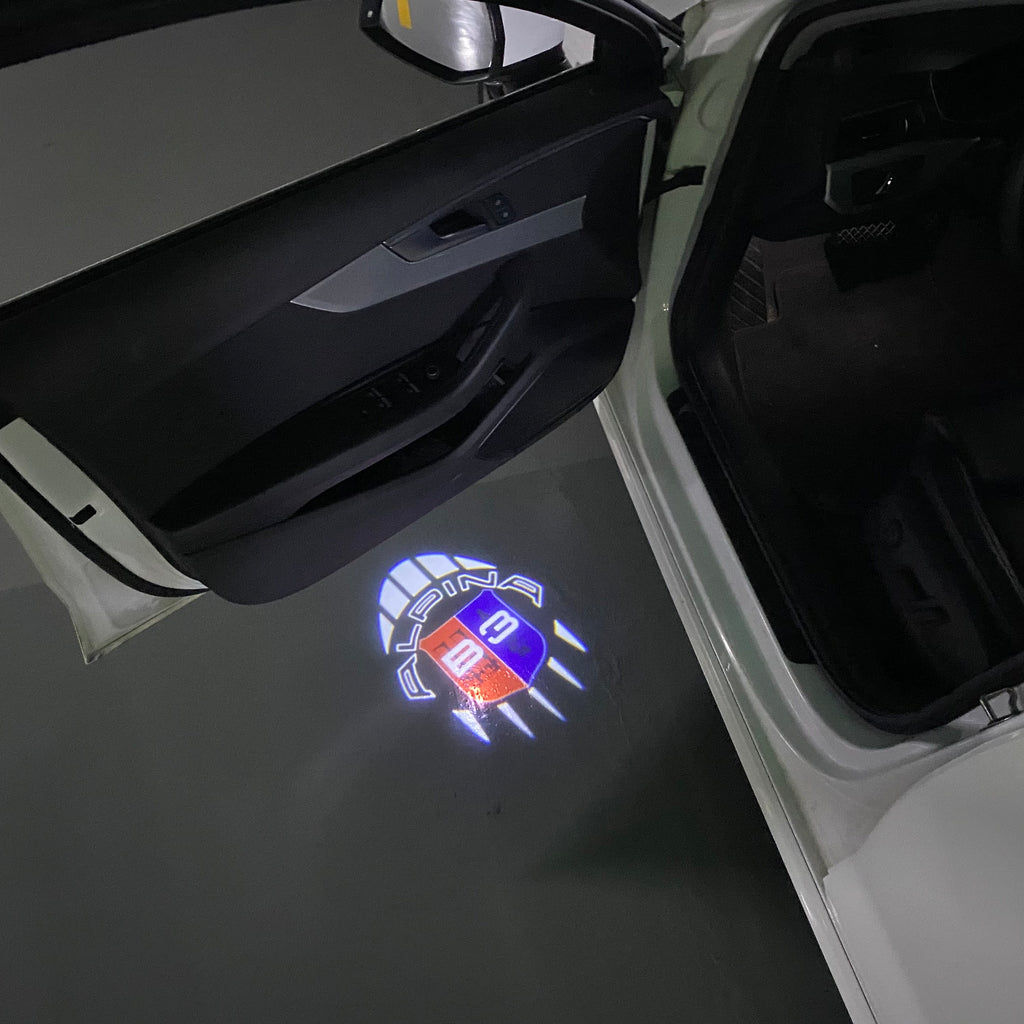 BMW LOGO PROJECTOT LIGHTS Nr.07 (quantità 1 = 1 set/2 luci porta)