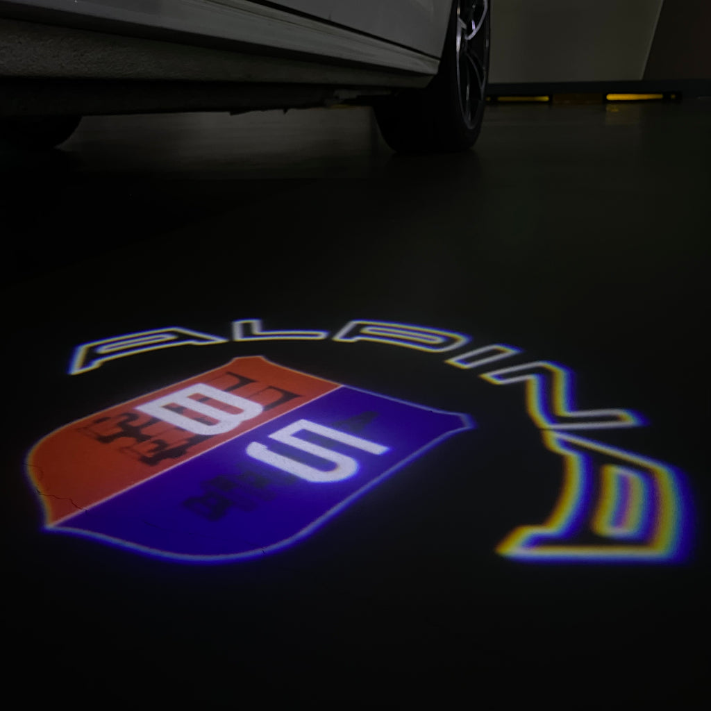 BMW LOGO PROJECTOT LIGHTS Nr.07 (cantidad 1 = 1 juego/2 luces de puerta)