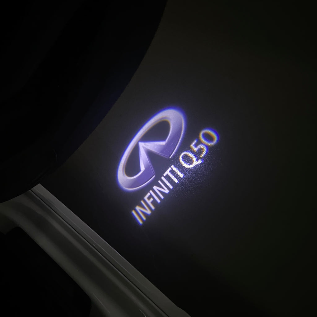 INFINTI Q50 LOGO PROJECROTR أضواء Nr.59 (الكمية 1 = 1 مجموعات / 2 أضواء الباب)