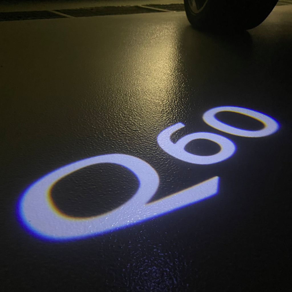 INFINTI Q60 LOGO PROJECROTR أضواء Nr.52 (الكمية 1 = 1 مجموعات / 2 أضواء الباب)