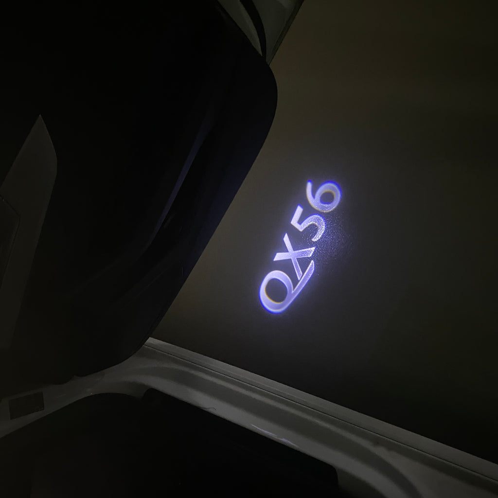 INFINTI QX56 LOGO PROJECROTR LIGHTS Nr.71 (cantidad 1 = 1 juego/2 luces de puerta)