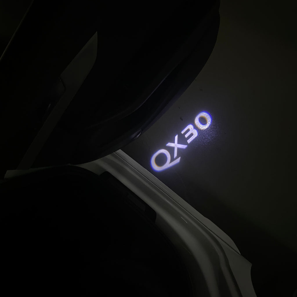 INFINTI QX30 LOGO PROJECROTR أضواء Nr.62 (الكمية 1 = 1 مجموعات / 2 أضواء الباب)