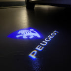 PEUGEOT ORIGINAL  LOGO PROJECTOT LIGHTS (quantity 1 = 1 sets/2 door lights) Nr.6024q70