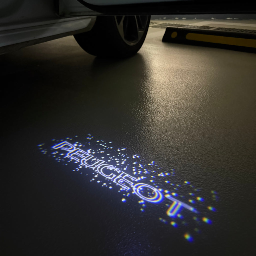 LUCES DE PROYECTOR DEL LOGOTIPO BMW M3 Nr.24 (cantidad 1 = 1 juegos / 2 luces de puerta)