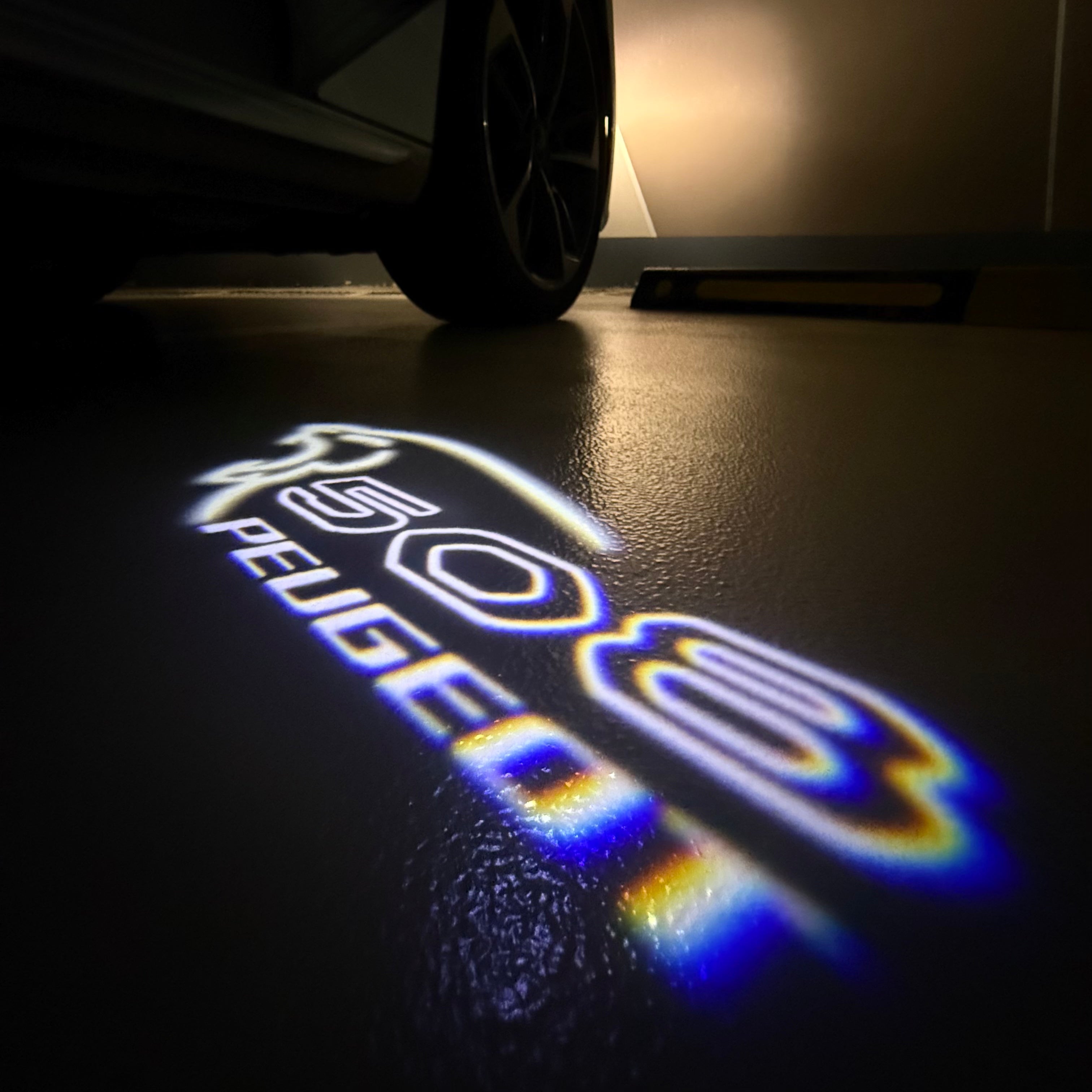 PEUGEOT 508  LOGO PROJECTOT LIGHTS (quantity 1 = 1 sets/2 door lights) Nr.6024q47