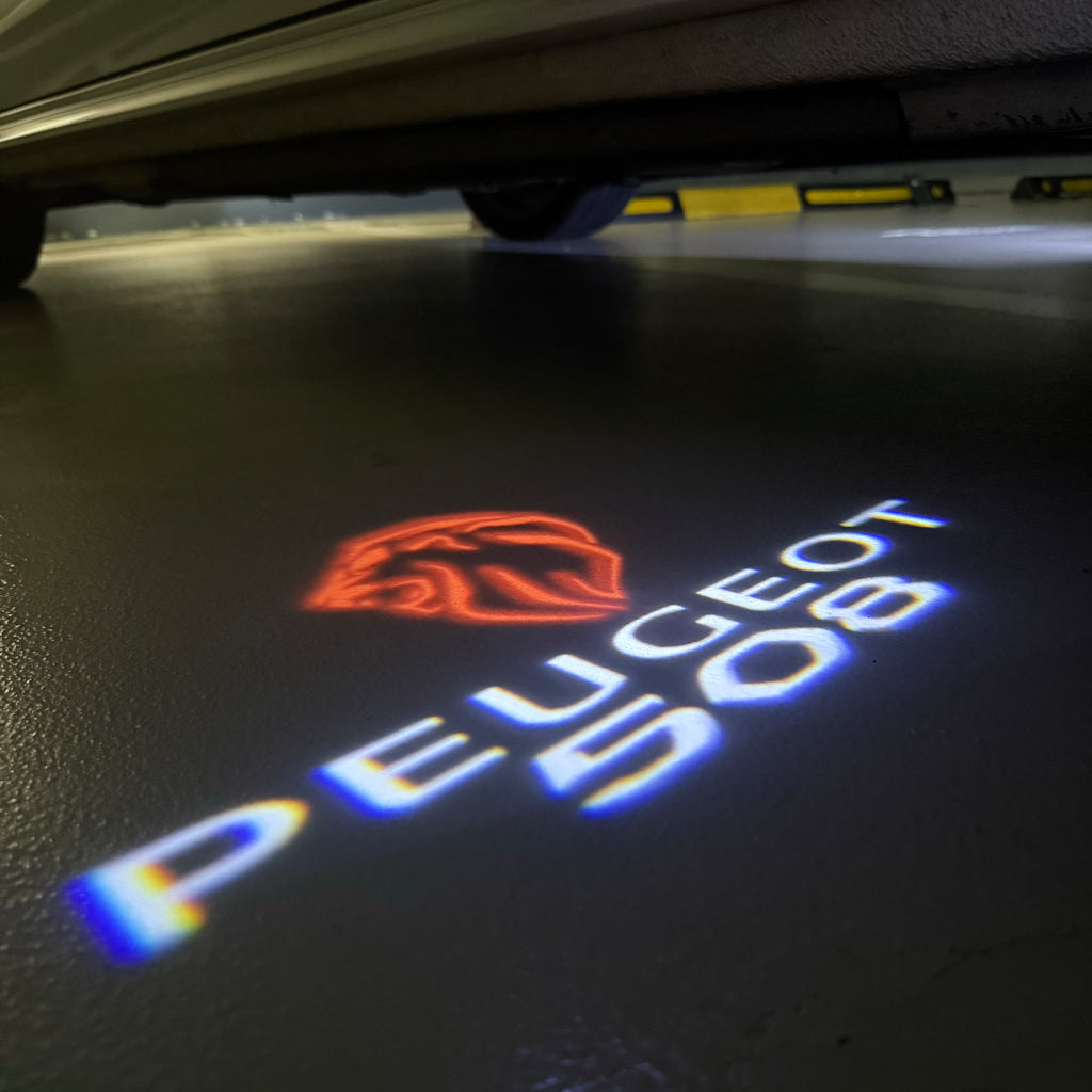 PEUGEOT  508  LOGO PROJECTOT LIGHTS (quantity 1 = 1 sets/2 door lights) Nr.6024q46