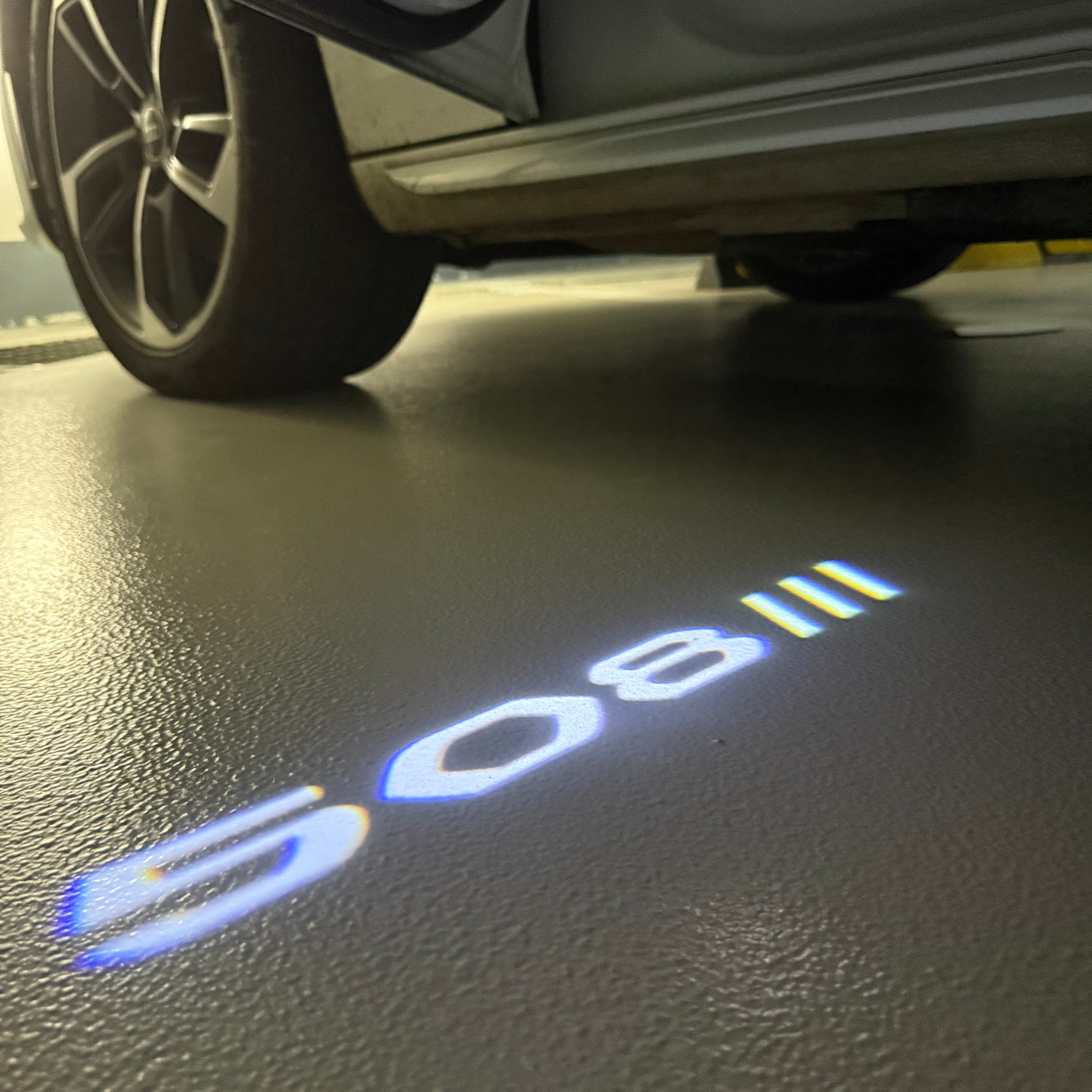 PEUGEOT 508  LOGO PROJECTOT LIGHTS (quantity 1 = 1 sets/2 door lights) Nr.6024q45