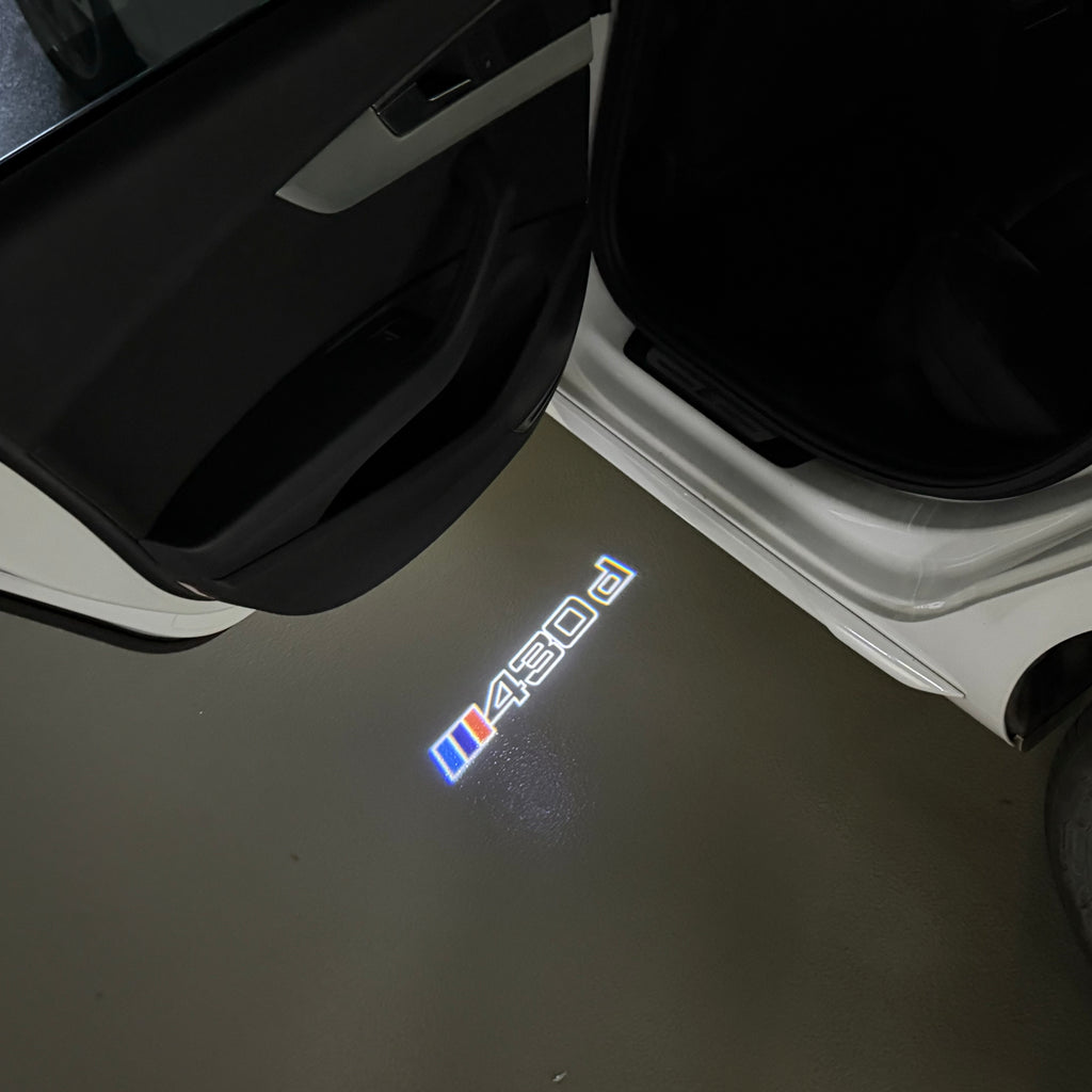 BMW M3 LOGO PROJECTOT LIGHTS Nr.24 (quantità 1 = 1 set/2 luci porta)