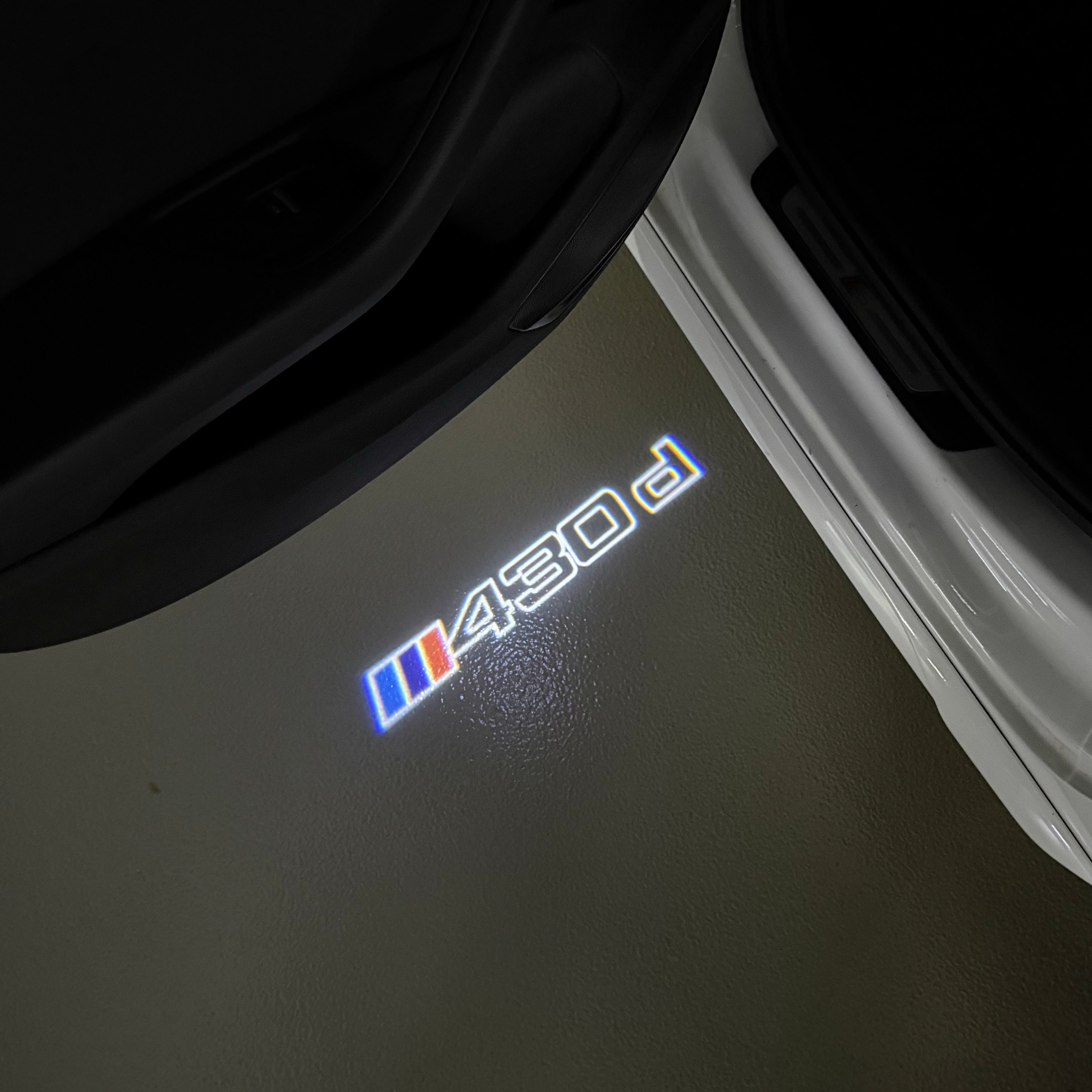 BMW M3 LOGO PROJECTOT LIGHTS Nr.24 (quantità 1 = 1 set/2 luci porta)