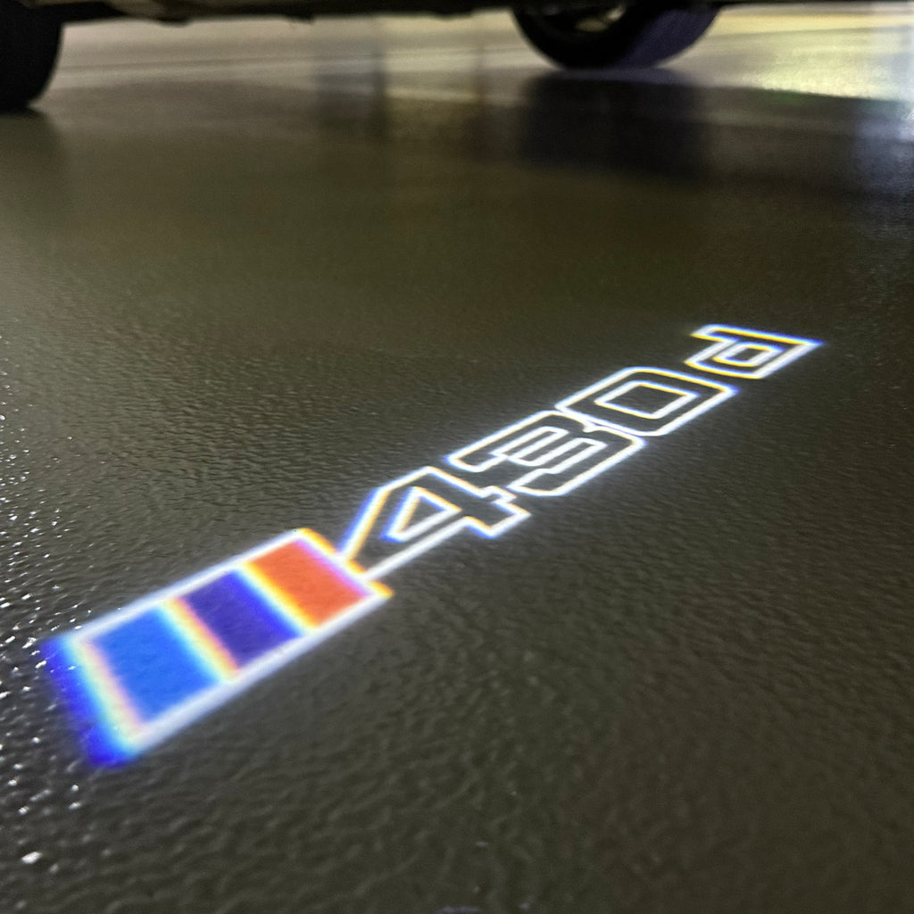 BMW M3 LOGO PROJECTOT LIGHTS Nr.24 (quantità 1 = 1 set/2 luci porta)
