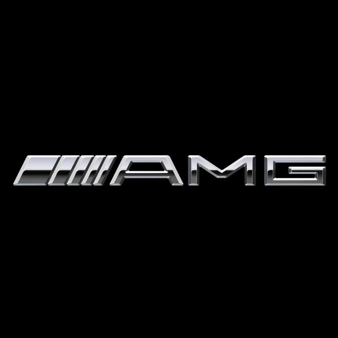 MERCEDES BENZ AMG LOGO PROJECTOT LIGHTS Nr.19 (quantity 1 = 1 sets/2 door lights)