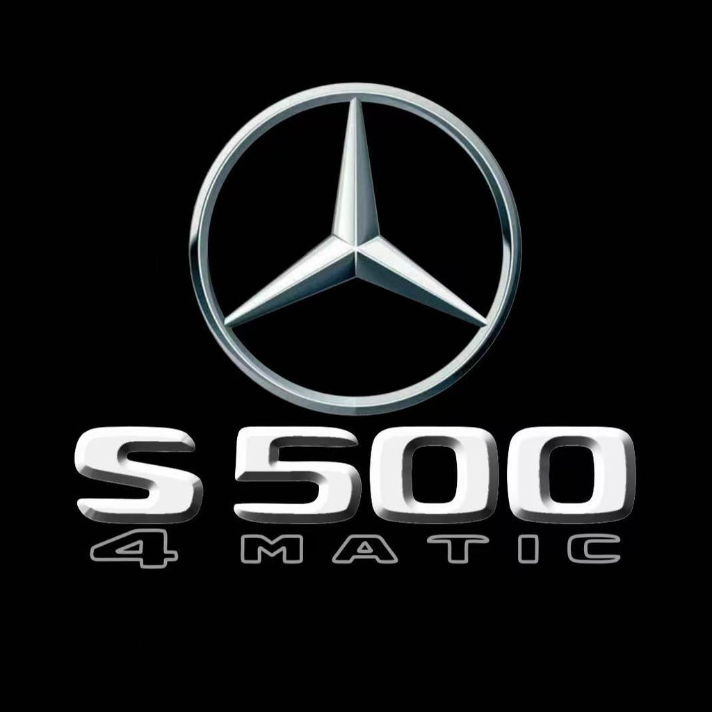 أضواء بروجكتور شعار MERCEDES BENZ رقم 03 (الكمية 1 = 1 مجموعة / 2 أضواء باب)
