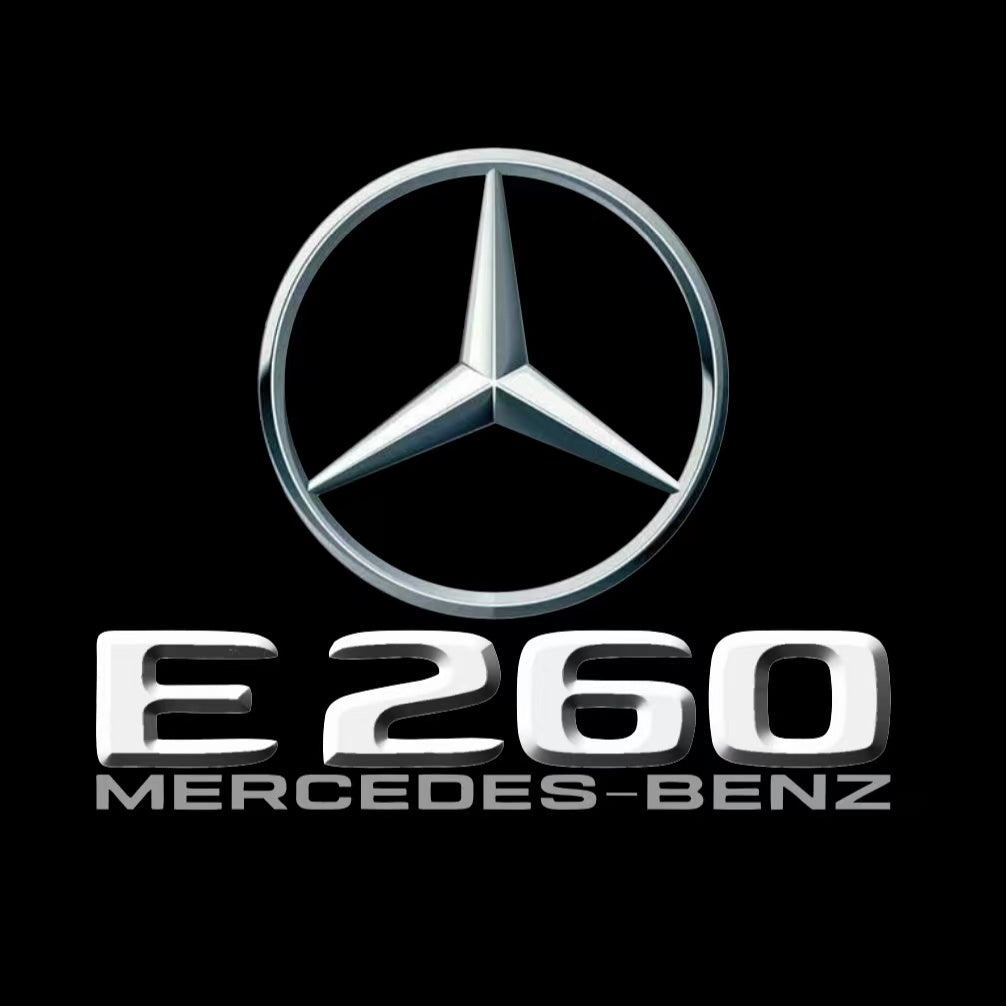 أضواء بروجكتور شعار MERCEDES BENZ رقم 03 (الكمية 1 = 1 مجموعة / 2 أضواء باب)