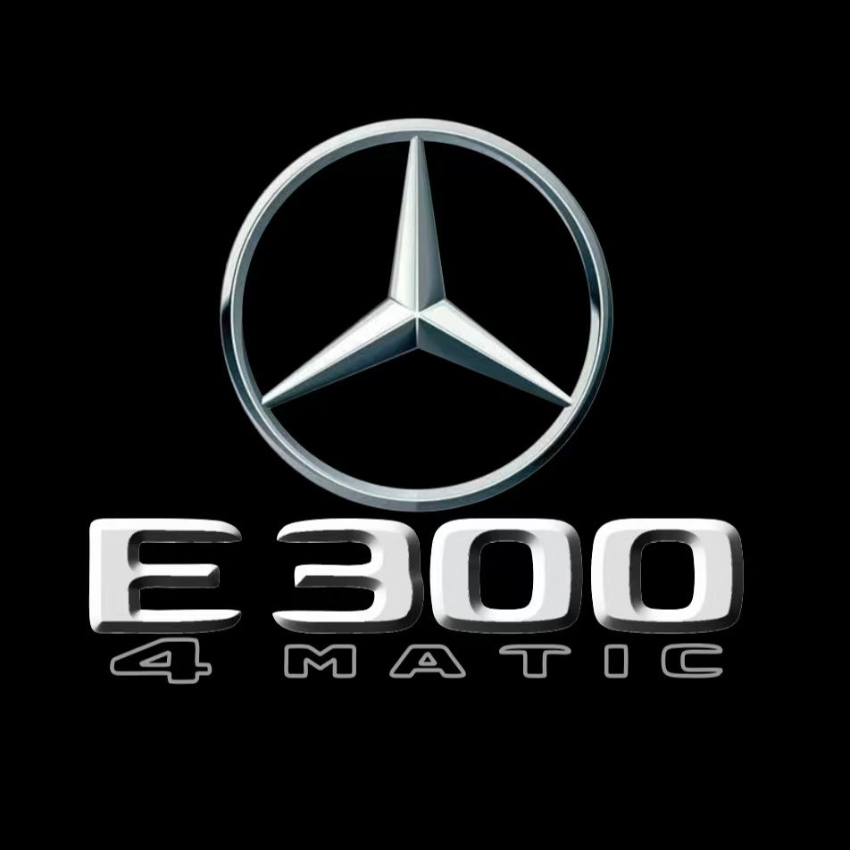 LUCI PROIETTORI LOGO MERCEDES BENZ Nr.03 (quantità 1 = 1 set / 2 luci porta)