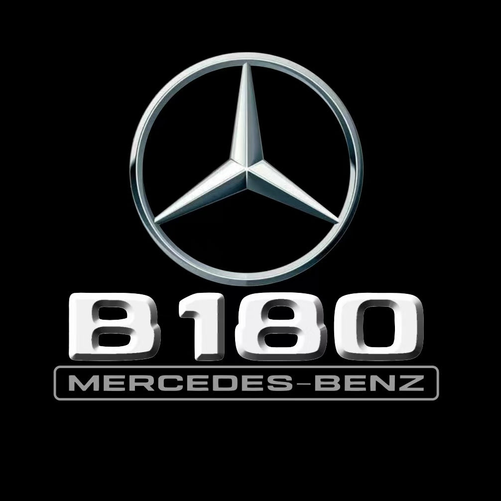 أضواء بروجكتور شعار MERCEDES BENZ رقم 03 (الكمية 1 = 1 مجموعة / 2 أضواء باب)