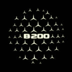 LUCI PROIETTORI LOGO MERCEDES BENZ Nr.03 (quantità 1 = 1 set / 2 luci porta)