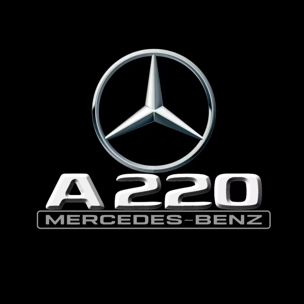 LUCI PROIETTORI LOGO MERCEDES BENZ Nr.03 (quantità 1 = 1 set / 2 luci porta)