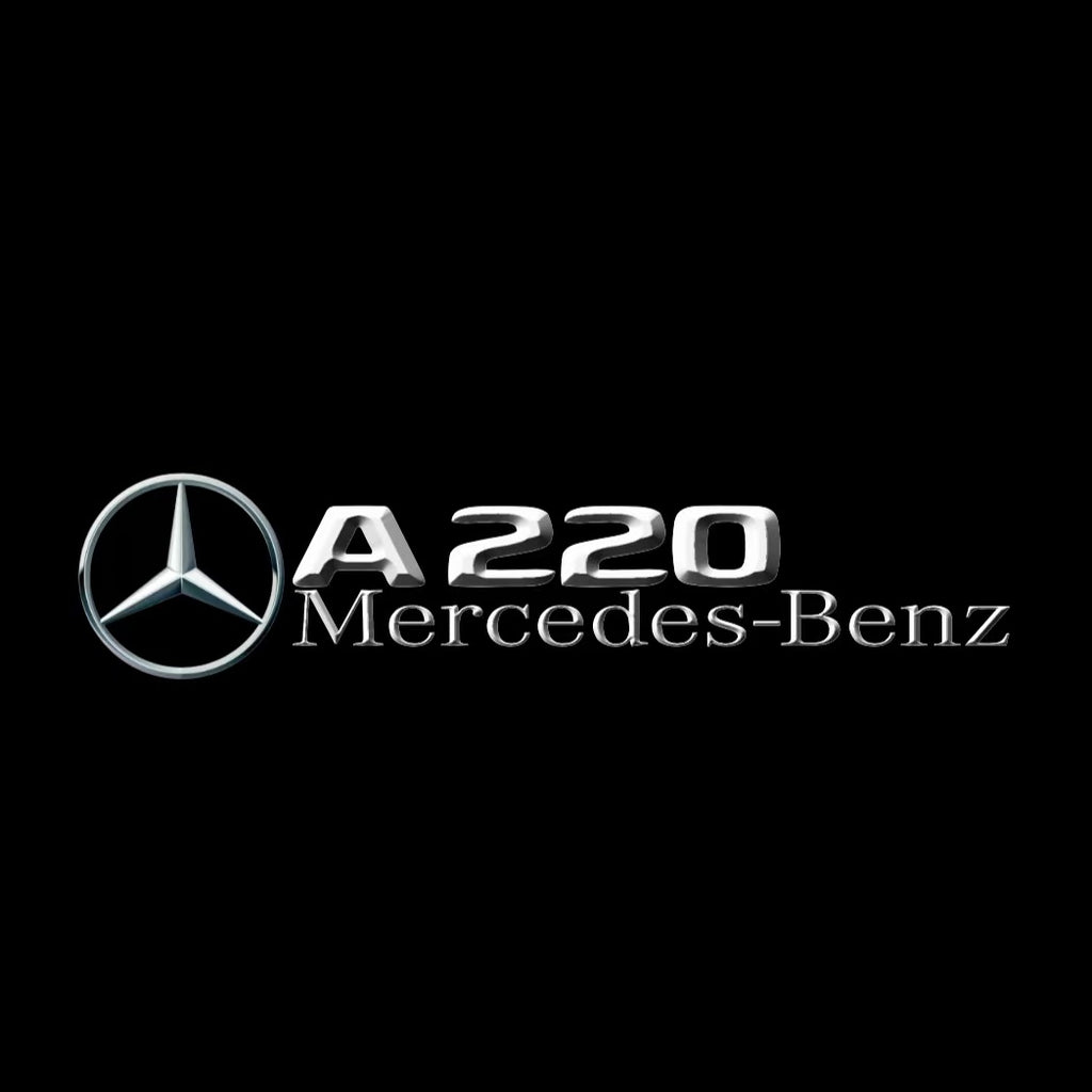 أضواء بروجكتور شعار MERCEDES BENZ رقم 03 (الكمية 1 = 1 مجموعة / 2 أضواء باب)