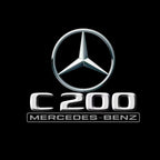LUCI PROIETTORI LOGO MERCEDES BENZ Nr.03 (quantità 1 = 1 set / 2 luci porta)
