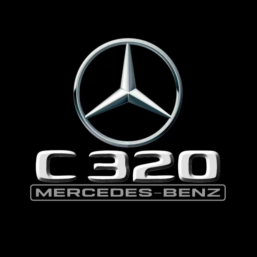 أضواء بروجكتور شعار MERCEDES BENZ رقم 03 (الكمية 1 = 1 مجموعة / 2 أضواء باب)
