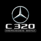 أضواء بروجكتور شعار MERCEDES BENZ رقم 03 (الكمية 1 = 1 مجموعة / 2 أضواء باب)