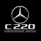 LUCI PROIETTORI LOGO MERCEDES BENZ Nr.03 (quantità 1 = 1 set / 2 luci porta)