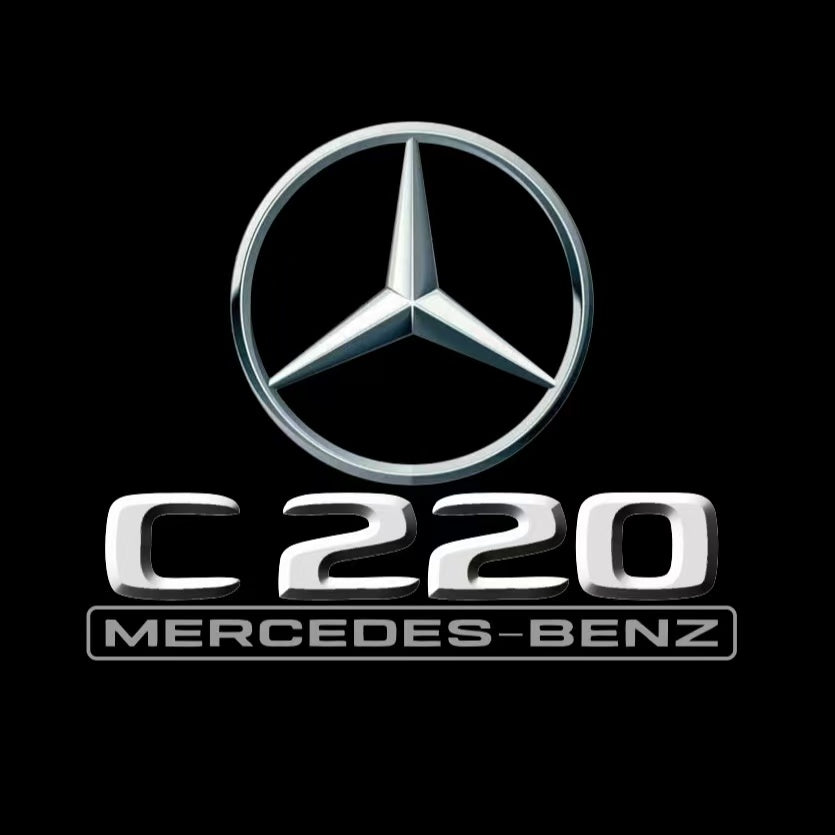 LUCI PROIETTORI LOGO MERCEDES BENZ Nr.03 (quantità 1 = 1 set / 2 luci porta)