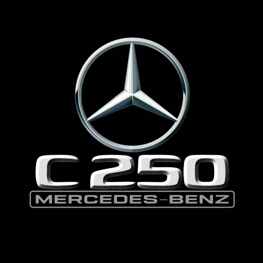 LUCI PROIETTORI LOGO MERCEDES BENZ Nr.03 (quantità 1 = 1 set / 2 luci porta)