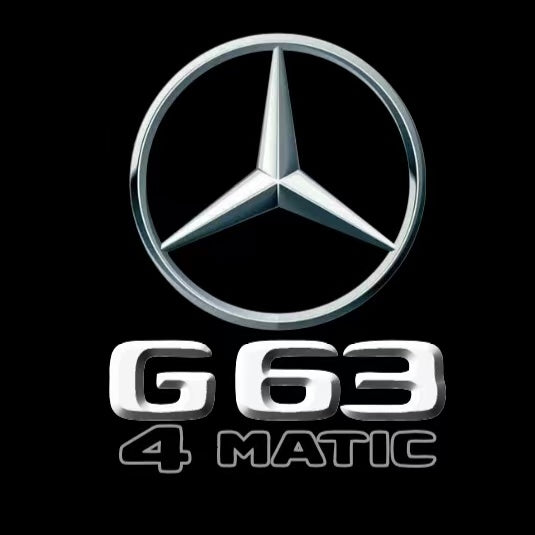 أضواء بروجكتور شعار MERCEDES BENZ رقم 03 (الكمية 1 = 1 مجموعة / 2 أضواء باب)
