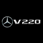 أضواء بروجكتور شعار MERCEDES BENZ رقم 03 (الكمية 1 = 1 مجموعة / 2 أضواء باب)
