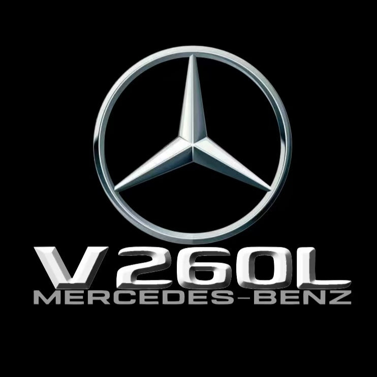 أضواء بروجكتور شعار MERCEDES BENZ رقم 03 (الكمية 1 = 1 مجموعة / 2 أضواء باب)
