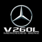 أضواء بروجكتور شعار MERCEDES BENZ رقم 03 (الكمية 1 = 1 مجموعة / 2 أضواء باب)