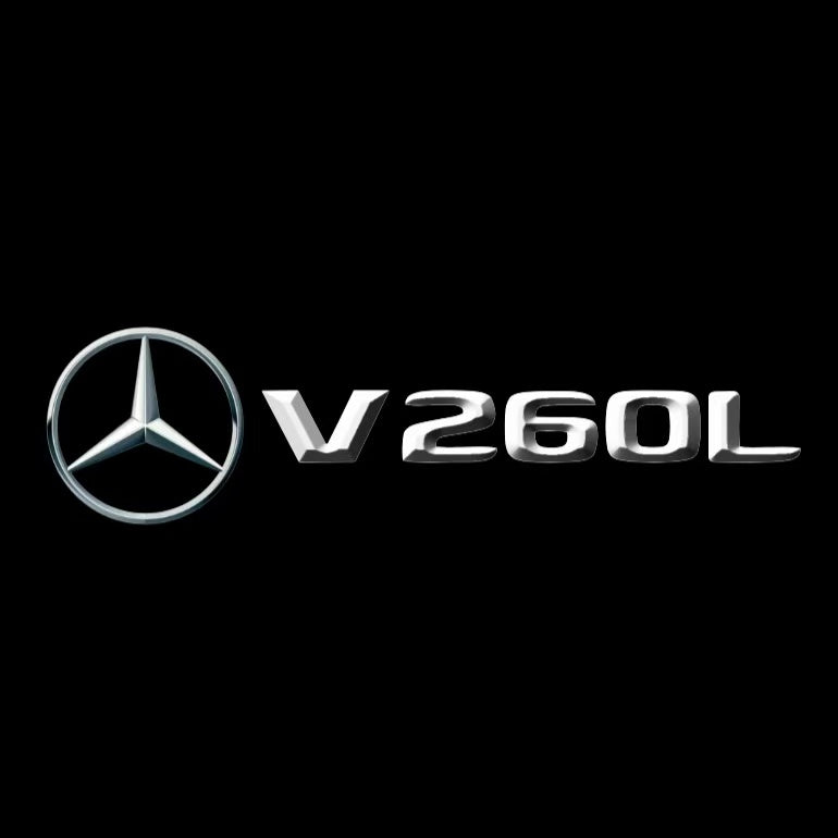 LUCI PROIETTORI LOGO MERCEDES BENZ Nr.03 (quantità 1 = 1 set / 2 luci porta)