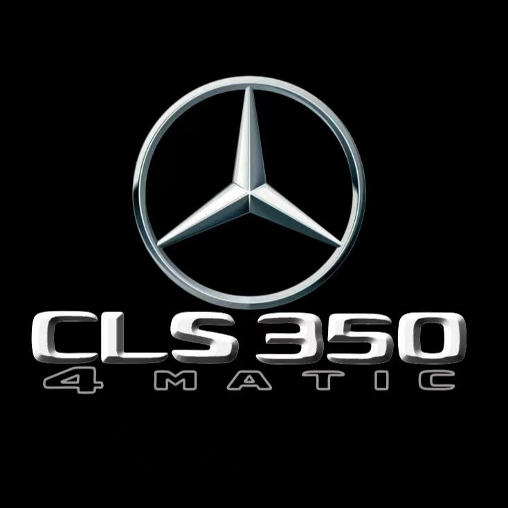 أضواء بروجكتور شعار MERCEDES BENZ رقم 03 (الكمية 1 = 1 مجموعة / 2 أضواء باب)