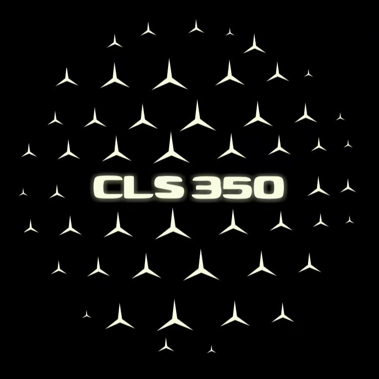 أضواء بروجكتور شعار MERCEDES BENZ رقم 03 (الكمية 1 = 1 مجموعة / 2 أضواء باب)