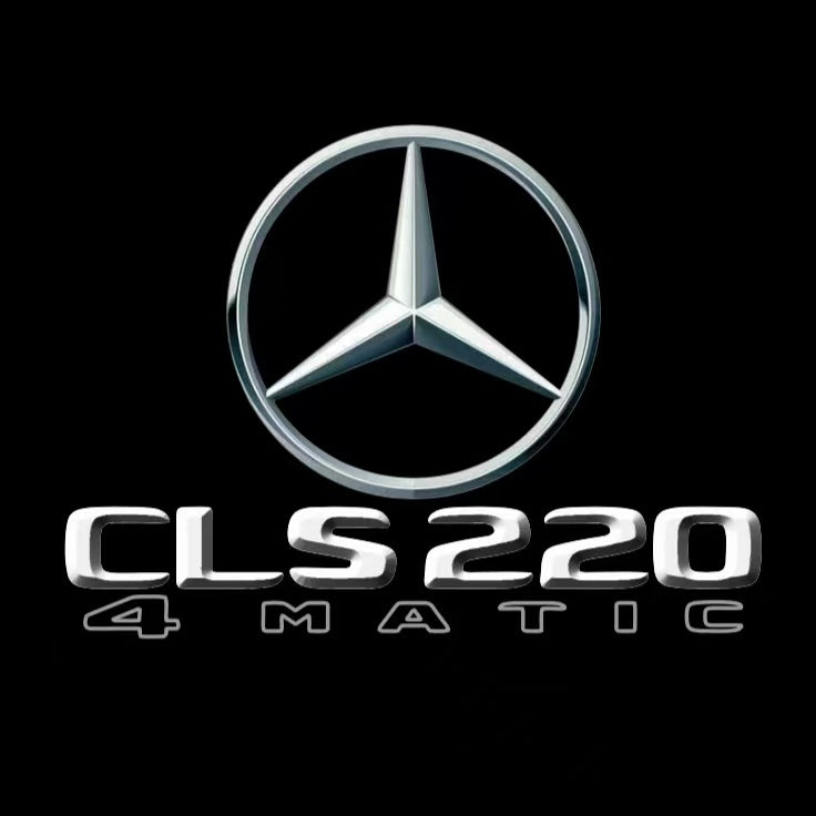 أضواء بروجكتور شعار MERCEDES BENZ رقم 03 (الكمية 1 = 1 مجموعة / 2 أضواء باب)