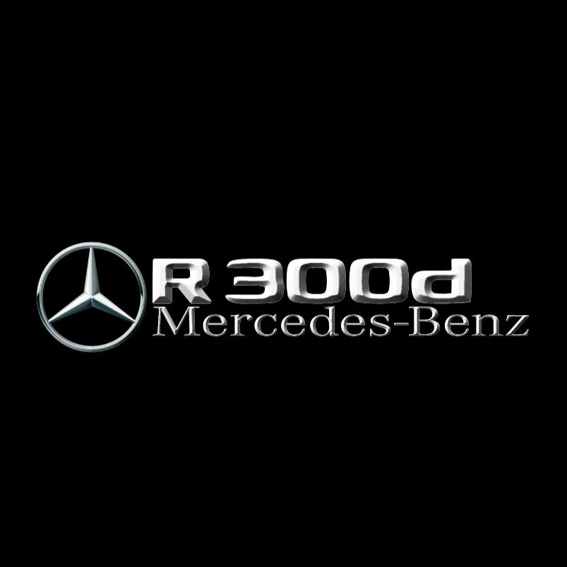 أضواء بروجكتور شعار MERCEDES BENZ رقم 03 (الكمية 1 = 1 مجموعة / 2 أضواء باب)