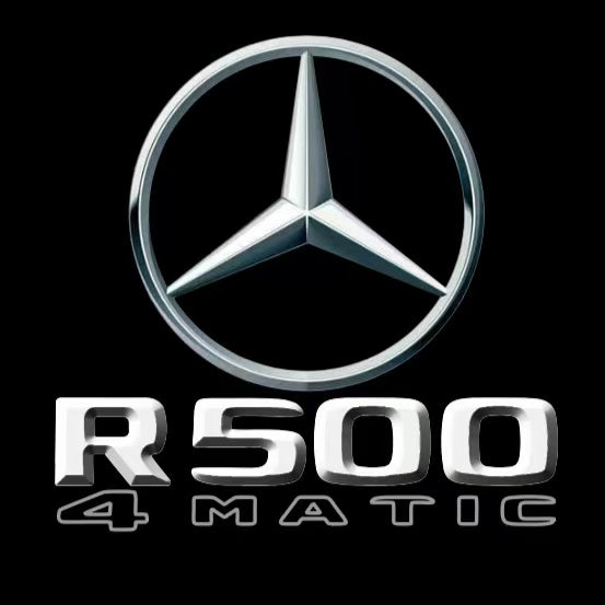 أضواء بروجكتور شعار MERCEDES BENZ رقم 03 (الكمية 1 = 1 مجموعة / 2 أضواء باب)
